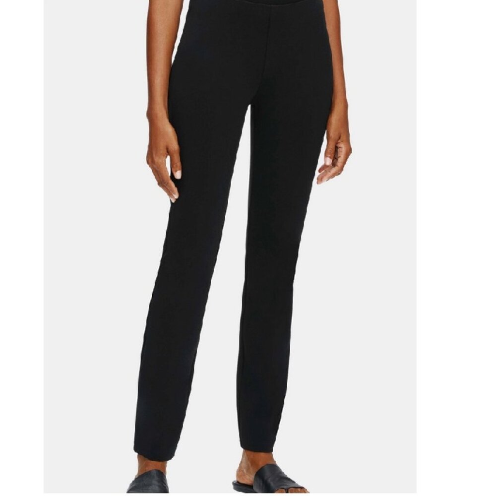 Eileen Fisher Elegant Stretch Pants - Picture 1 of 7
